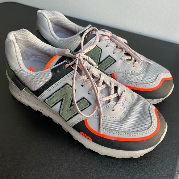 New Balance Suede 574 All-Terrain Sneakers Men's 8.5  Sz Women's 10 Green Shoes - Picture 12 of 13